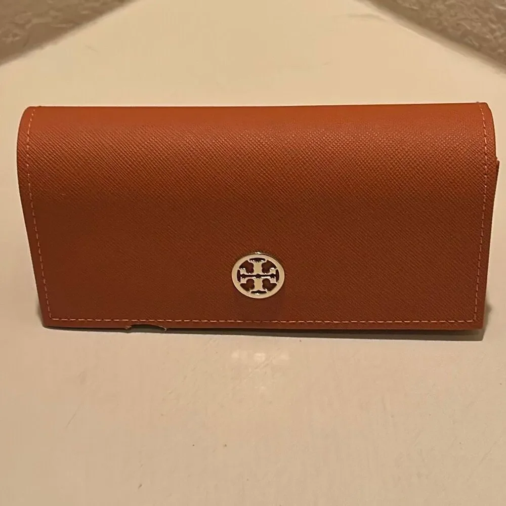 Tory Burch TY7207U Sunglasses Smoke Metallic Cream Trim Bold Futuristic Luxury